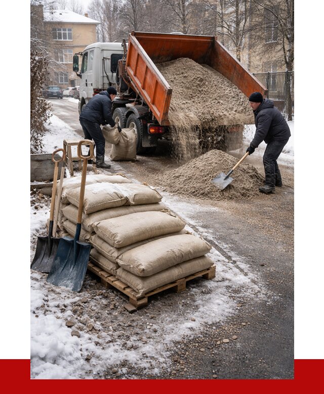 Противогололедные материалы оптом в Черняховске от 4402 р. | ПРОНЕРУДЧрх
