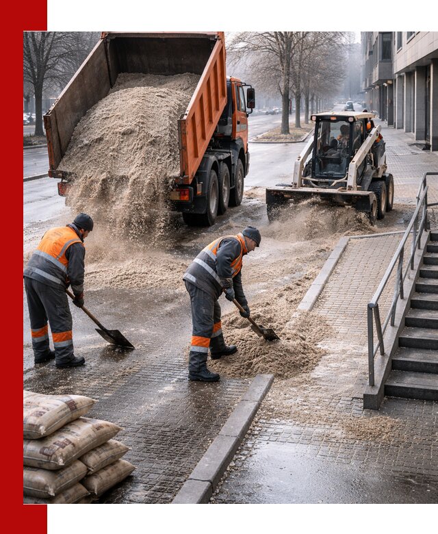 Поставка противогололедных материалов в Черняховске