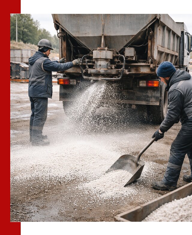 Доставка и продажа хлористого кальция в Черняховске