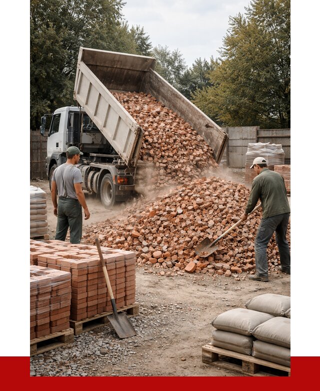 Бой кирпича в Черняховске с доставкой от 4402 руб/куб | ПРОНЕРУДЧрх