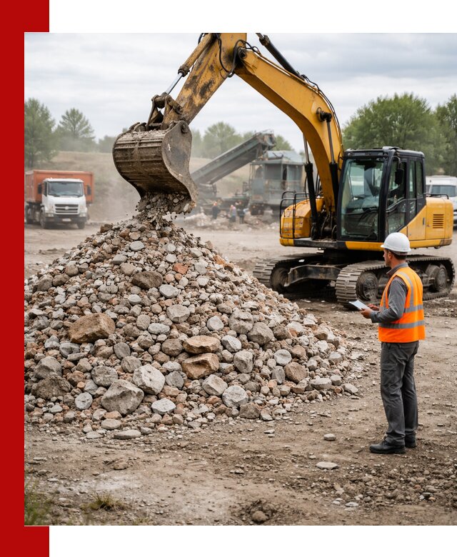 Доставка и вывоз строительного боя в Черняховске