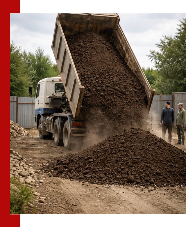 Доставка самосвалом 10 кубов в Черняховске быстро и надёжно