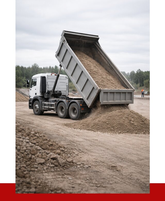 Доставка самосвалом 15 кубов в Черняховске от 6812 руб. | ПРОНЕРУДЧрх