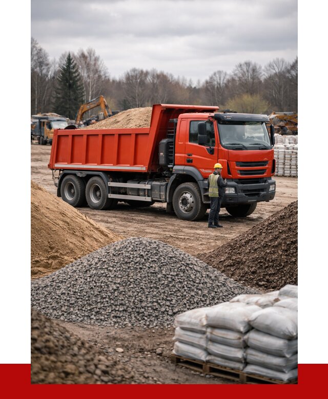 Доставка самосвалом 25 кубов в Черняховске от 7860 р. | ПРОНЕРУДЧрх