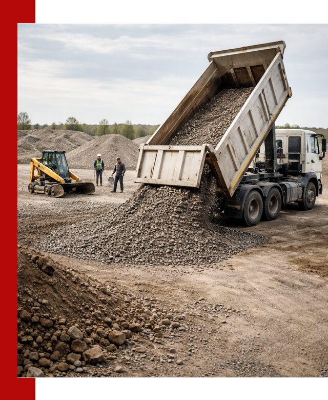 Доставка самосвалом 25 м³ в Черняховске быстро и надежно