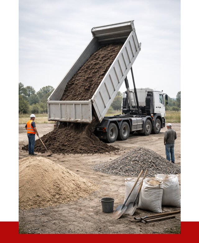 Доставка самосвалом 30 кубов в Черняховске от 8908 р. | ПРОНЕРУДЧрх