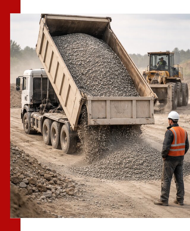 Доставка самосвалом 40 кубов цемента и сыпучих в Черняховске