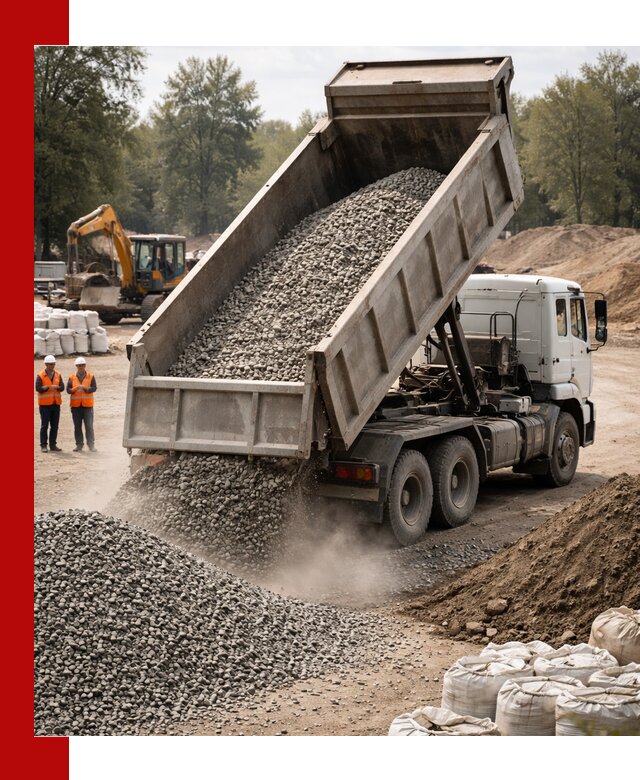 Аренда самосвала в Черняховске для доставки сыпучих и нерудных материалов