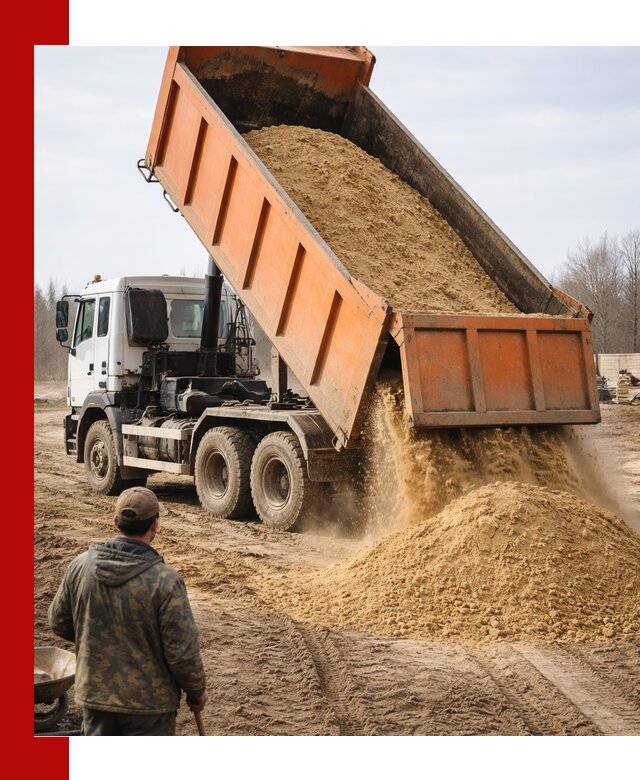 Аренда самосвала 20 тонн для перевозки грузов в Черняховске