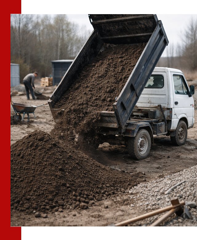 Аренда минисамосвала в Черняховске для доставки сыпучих материалов