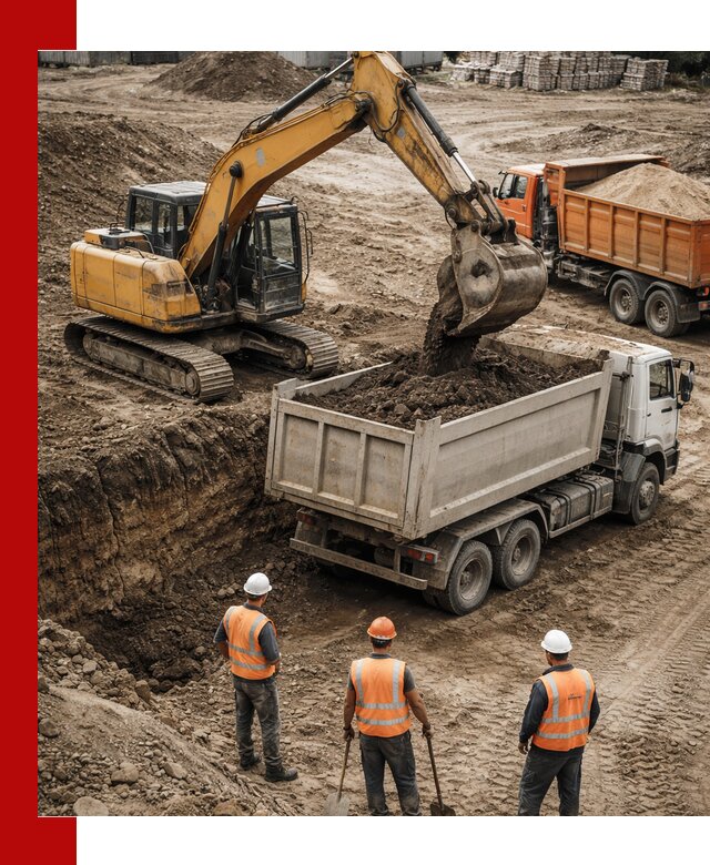 Разработка грунта для строительства и благоустройства в Черняховске