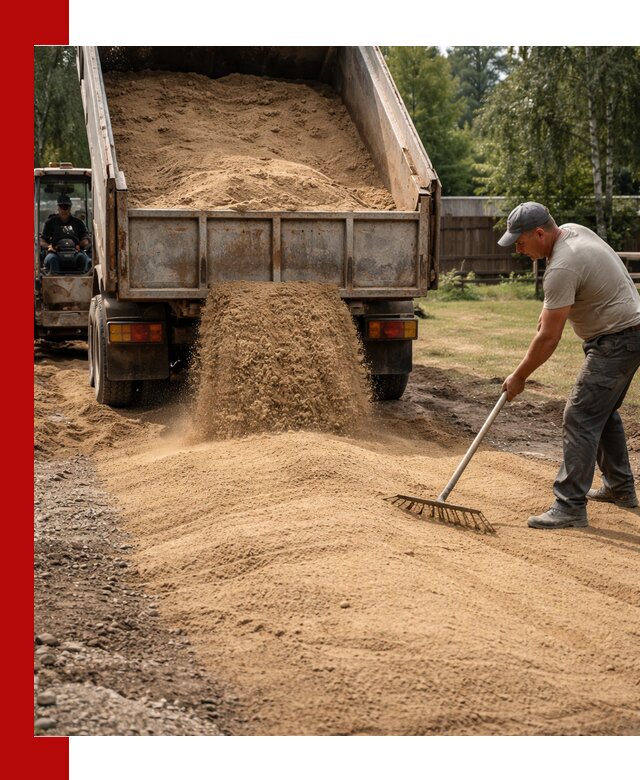 Отсыпка участка песком в Черняховске быстро и качественно