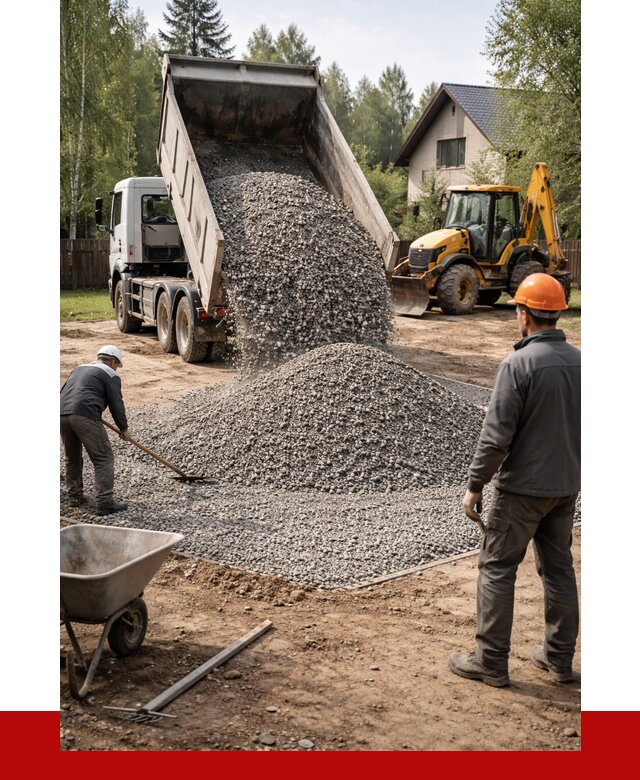 Отсыпка участка щебнем в Черняховске от 6812 р. ПРОНЕРУДЧрх