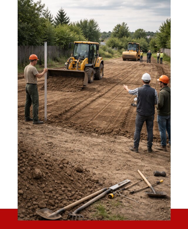 Планировка участка грунтом в Черняховске от 4716 р ПРОНЕРУДЧрх