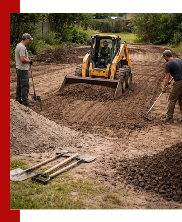 Планировка участка грунтом с вывозом и доставкой в Черняховске