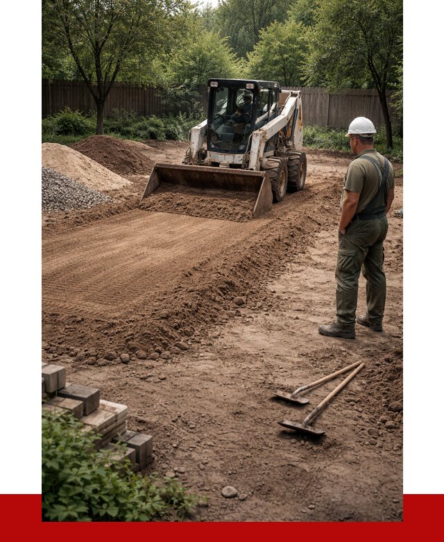 Выравнивание участка под ключ в Черняховске от 3668 р. | ПРОНЕРУДЧрх