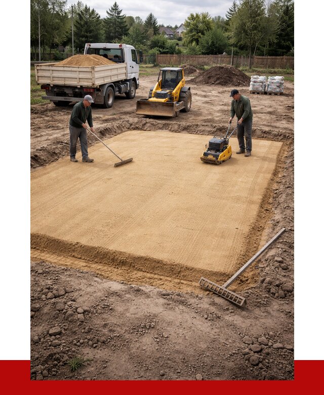 Устройство песчаной подушки в Черняховске от 4716 р. ПРОНЕРУДЧрх